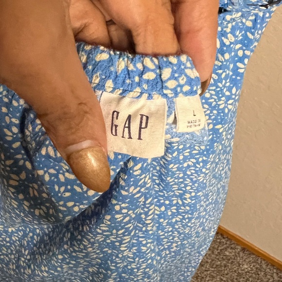 GAP Blue Maxi Sundress with Spaghetti Straps - Picture 4 of 4